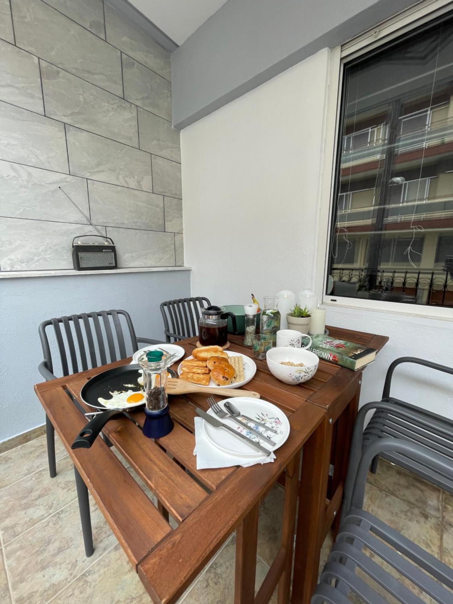 Ferienwohnung Business Flat Stavroupoli Thessaloniki Exterior foto